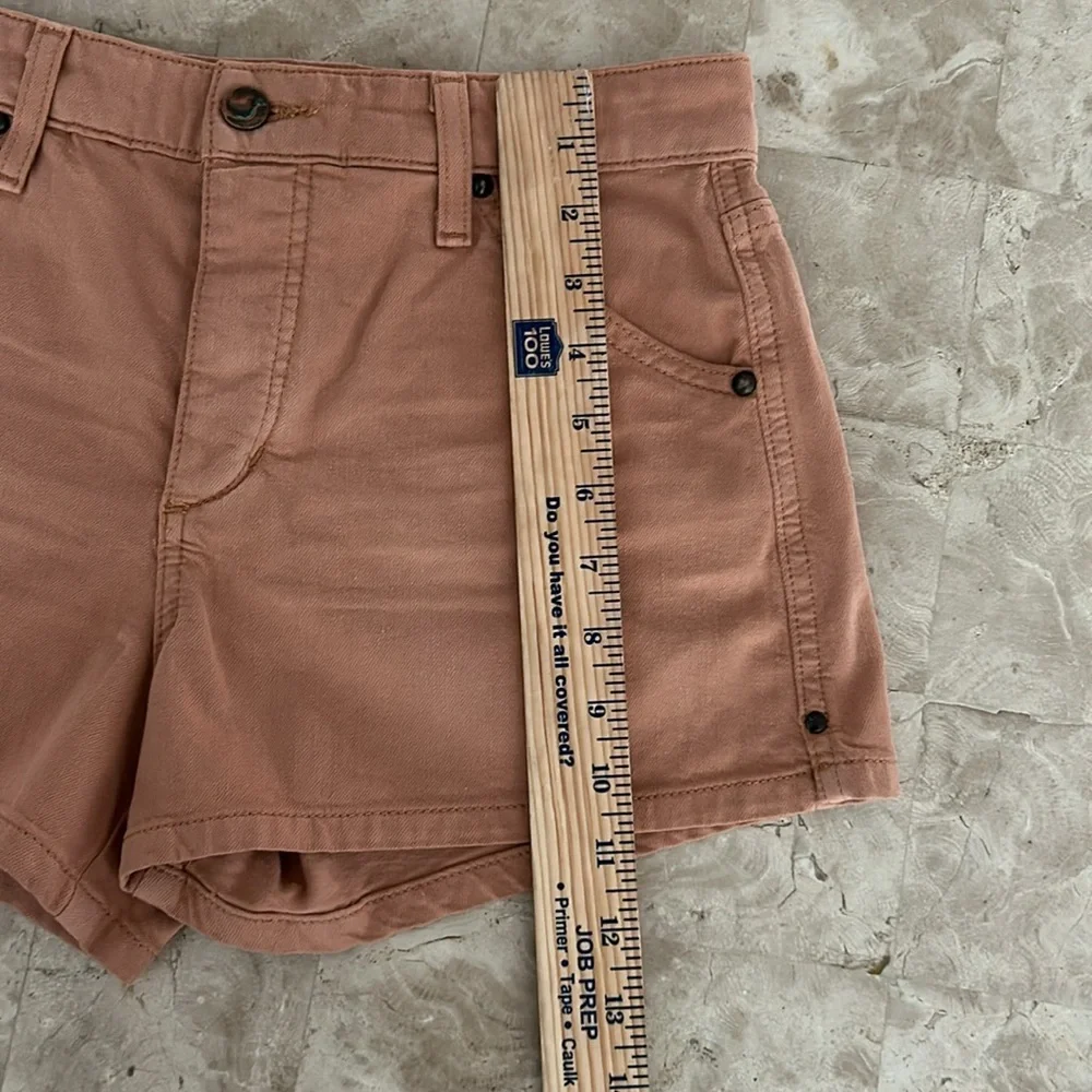 Joe’s The Wasteland High Rise Short‎ Women's Button Fly Denim Tan Shorts Size 24